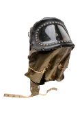 A WWII home front baby gas mask, dated October 1939.