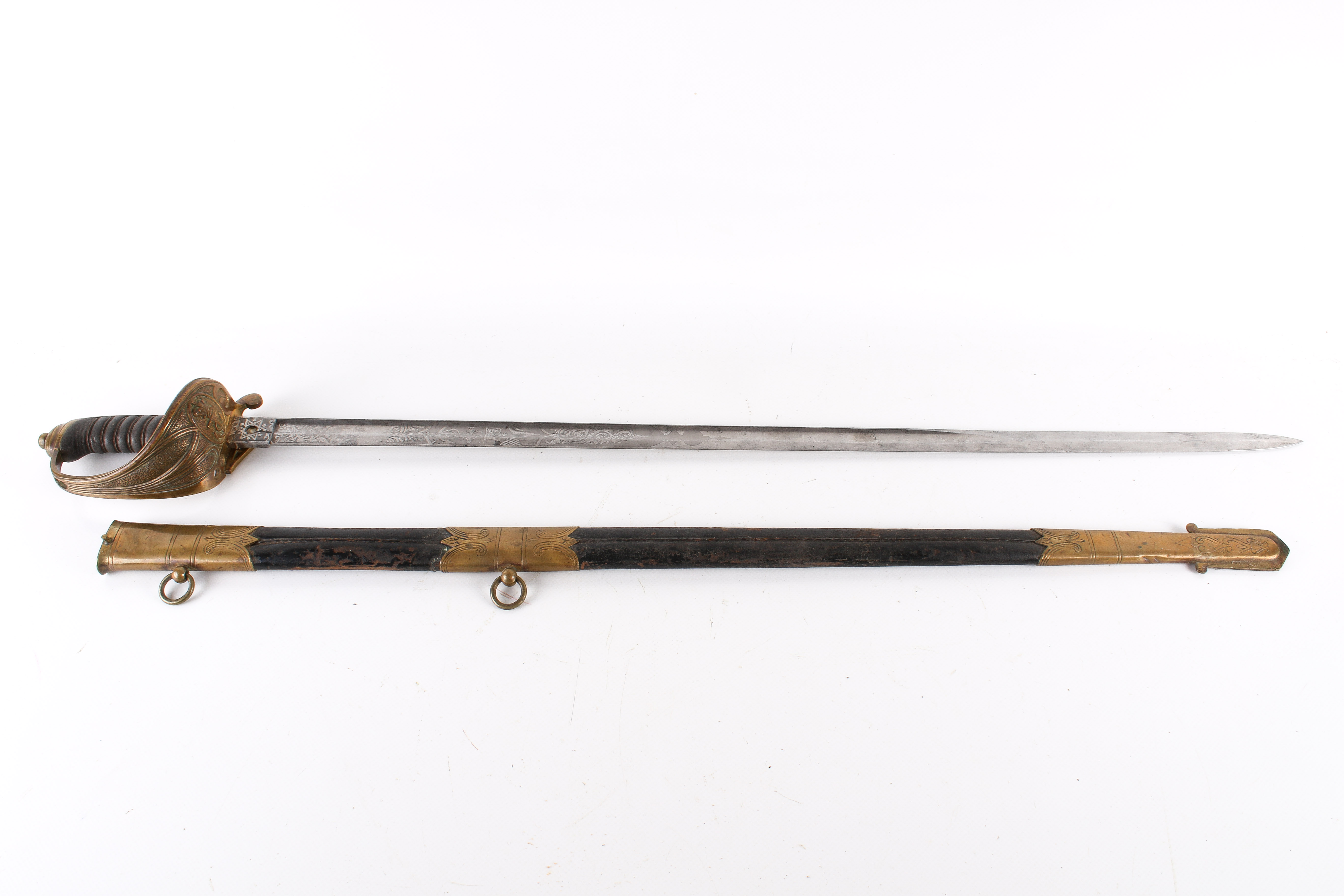 An 1827 pattern Moody of Portsmouth naval sword. - Image 5 of 5
