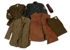 A quantity of military clothing.