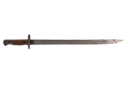 A WWI Sanderson 1907 pattern bayonet.