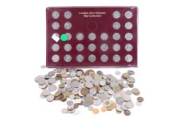 A collection of modern world coins. Noting 29 2012 Olympics 50p coins and others etc.