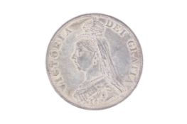 1887 Queen Victoria Double Florin coin