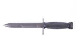 A South Korean copy of the post-war US M4 knife bayonet.