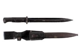 A German WWII K98 bayonet. Marked 41 CVL (for Weyersberg, Kirschbaum & Co.