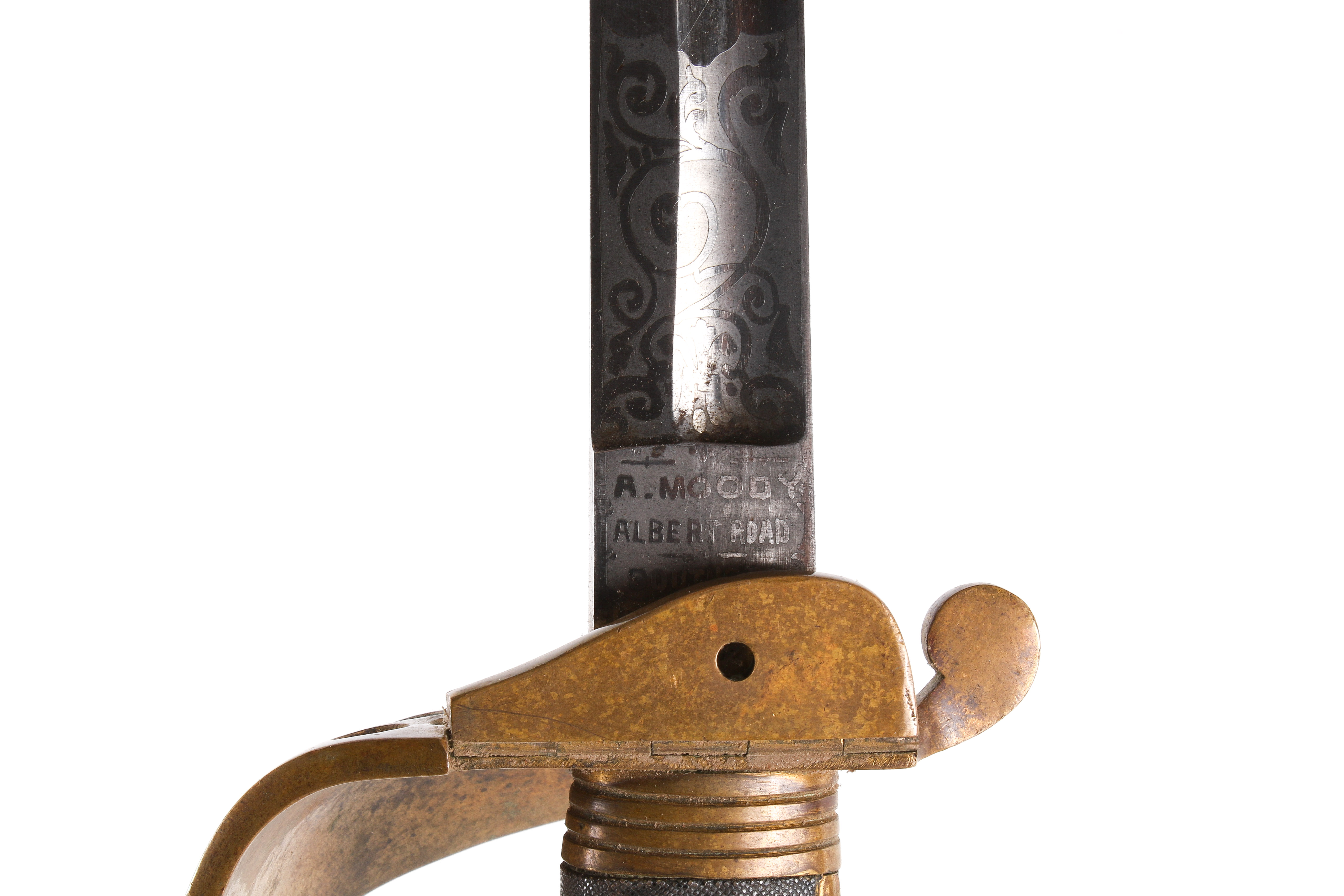 An 1827 pattern Moody of Portsmouth naval sword. - Image 3 of 5