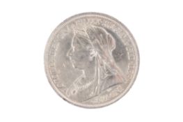 1893 LXI Queen Victoria Crown coin.