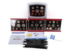 Four proof coin sets. Dated 1998 to 2001.