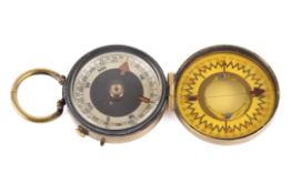 A WWI period brass Magnapole series II compass.