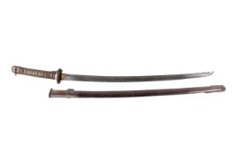 A Japanese early WWII type 95 shin gunto sword.