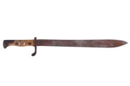 A WWI German 'Butcher' bayonet.