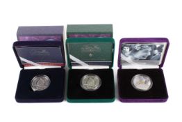 A collection of GB coins.