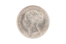 1856 Queen Victoria Shilling coin