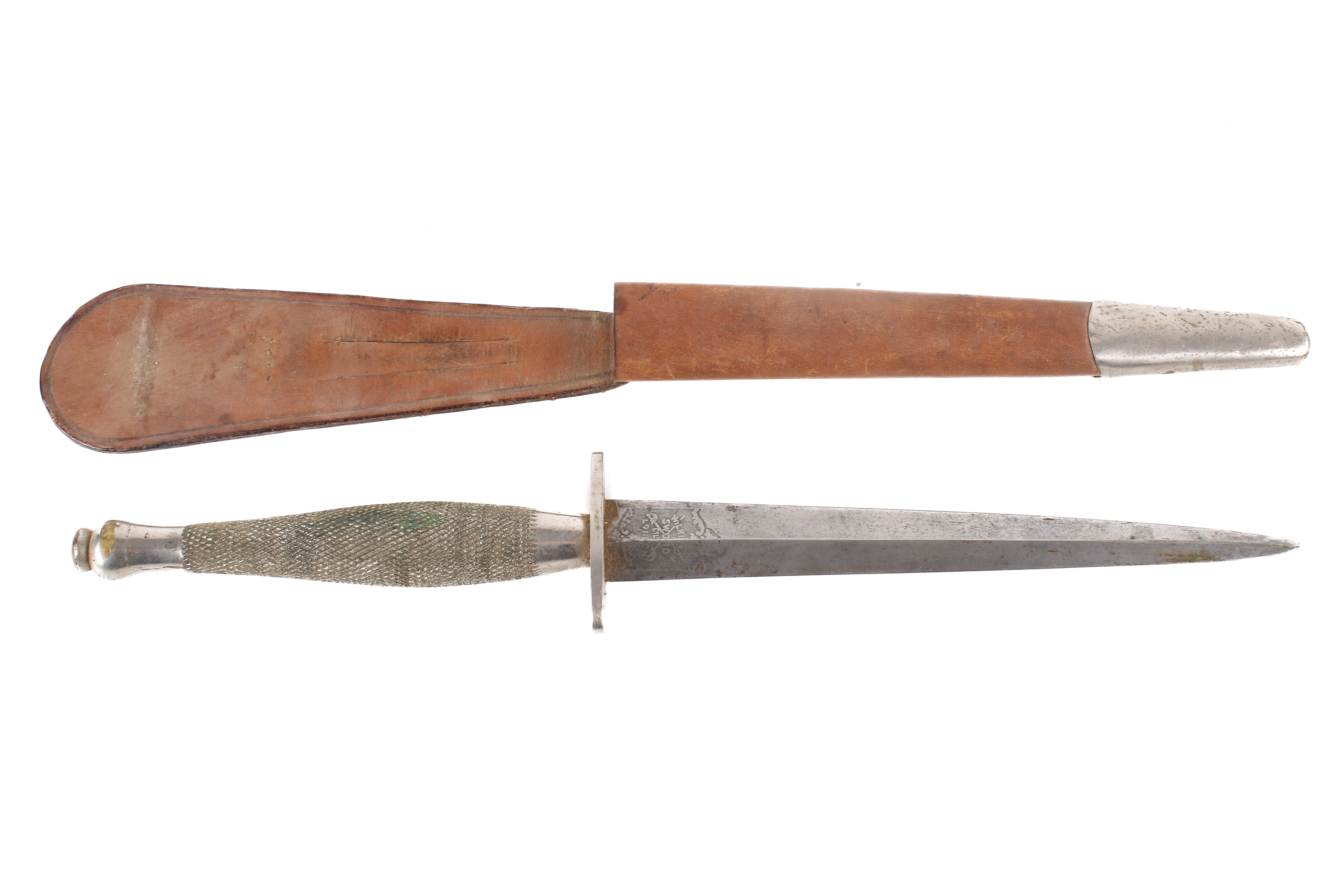 A WWII Fairbairn Sykes second pattern fighting knife.