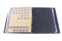 An album of mainly 20th century coins.