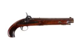 A Spanish Mendi single shot pistol.