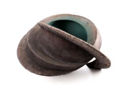 A large mid-century ceramic sculpture.