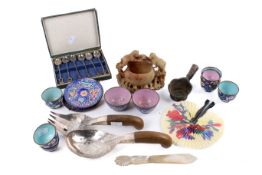 A collection of Asian items.