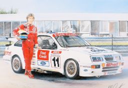 Stuart Campell-Smith (1967) - signed motorsport print.