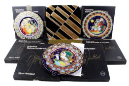 A collection of eleven assorted Rosenthal Christmas plates.