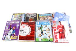 A large collection of Leeds United programmes and ephemera.