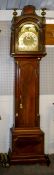 John Taylor of Bath 18th century eight day mahogany longcase clock.