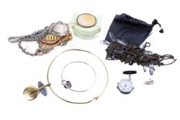 A small group of costume jewellery.