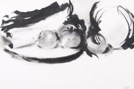 Meir APPELFELD (1965) - ink sketch on paper. Initialled 'M. A.' bottom right.