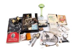 A group of vintage collectables.