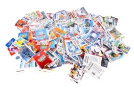 A mixed collection of 600 Match attax football trading cards.