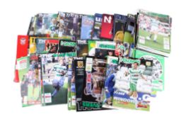 A collection of Yeovil Town FC matchday programmes.