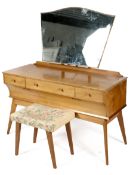 An Alfred Cox mid-century dressing table.