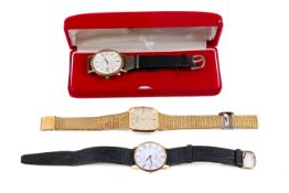 Three gentleman's wristwatches.
