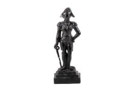 A 20th century cast iron door stop of Lord Nelson. H 41cm.