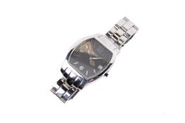 A lady's stainless steel DKNY wristwatch.