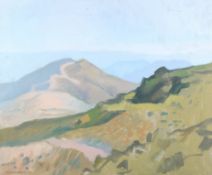 Michael Woods (1933-2014), oil on canvas, landscape Born in Norwich,