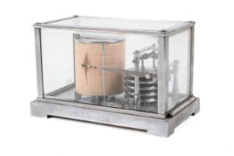 A vintage French L&M (Leon Maxant) barograph, #100722.