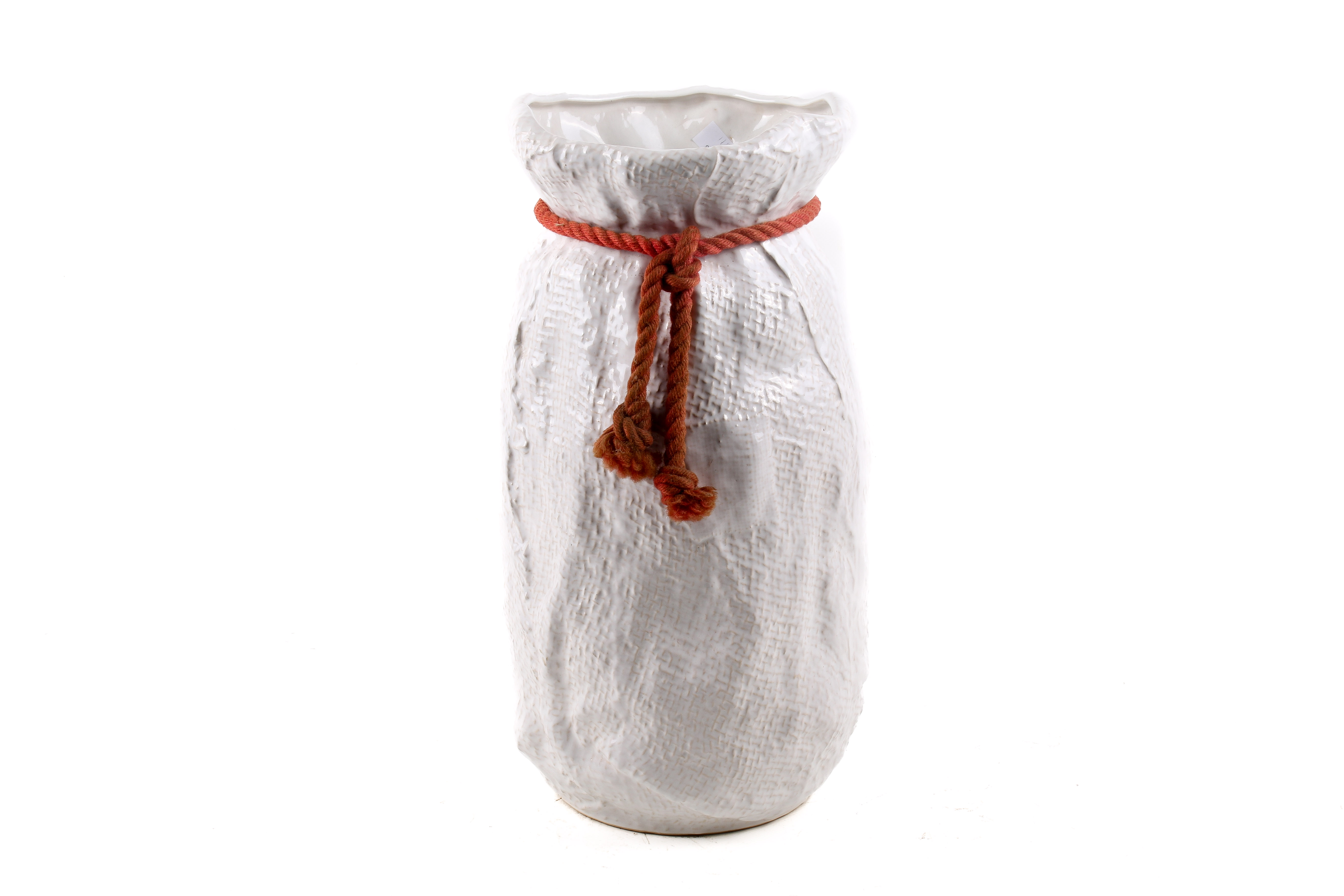 A mid-century Bay West German ceramic 'sack' vase. #686 - 40.