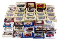 A collection of assorted boxed diecast vehicles.