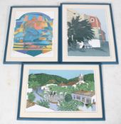 Kyriakides - three signed limited edition prints. Including 'Palmgra'. Max.