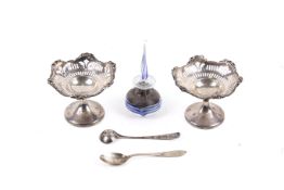 A small group of Georgian and later silver.