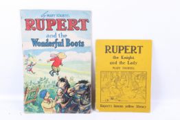 Vintage Rupert the Bear - two volumes.