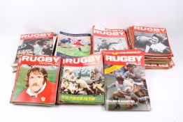 A Collection of rugby world magazines.