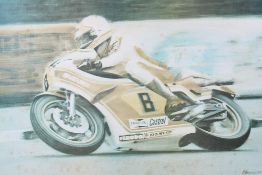 P. Hearsey (1944) - signed limited edition motorcycle print.