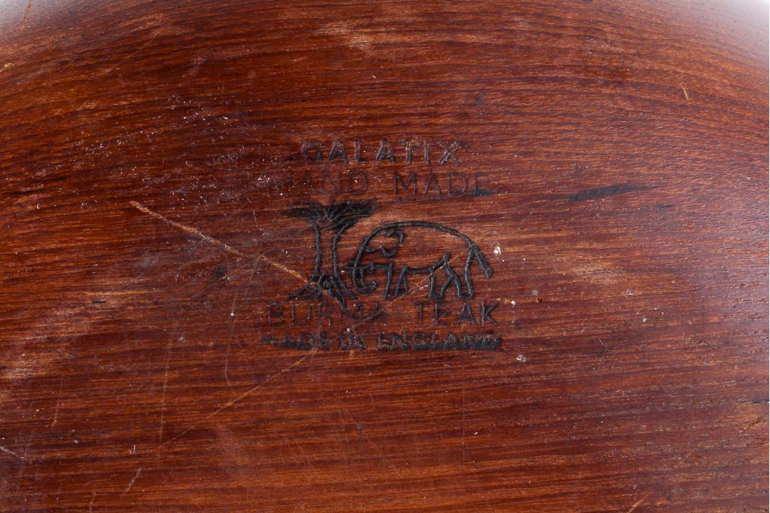 A set of ten mid-century Galatix Burma Teak bowls. - Image 3 of 3