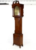 A George Jackson of Gainsborough mahogany 8 day Longcase clock.