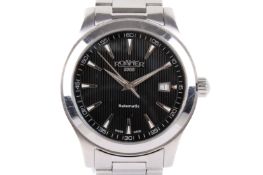 A gentleman's Roamer 1888 Roto Date automatic stainless steel wristwatch. Model no.