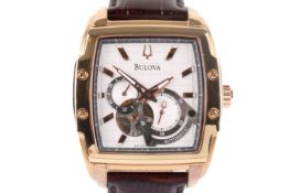 Bulova automatic gentleman's stainless steel wristwatch. Model no.