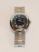 Movado Herren Armbanduhr Tempo-Matic, mit Datumsanzeige, intakt, Tragespuren