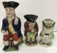 A 19th Century polychrome decorated Staffordshire figure of a 