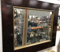 A 19th Century rosewood framed rectangul